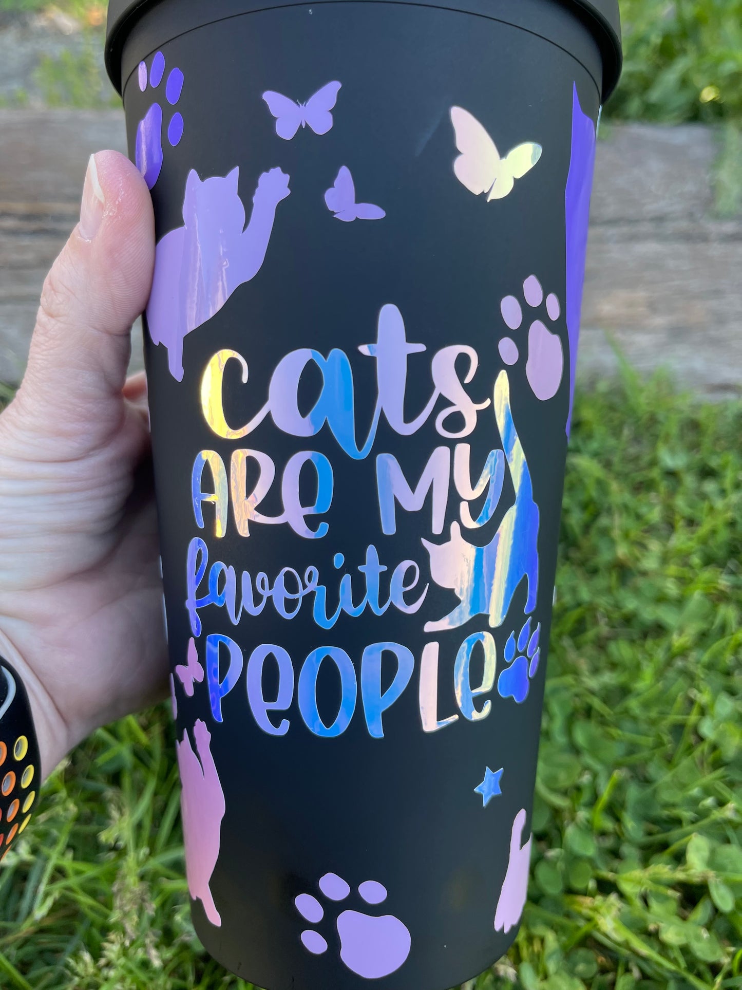 Custom Cat 20 oz Reusable Cup
