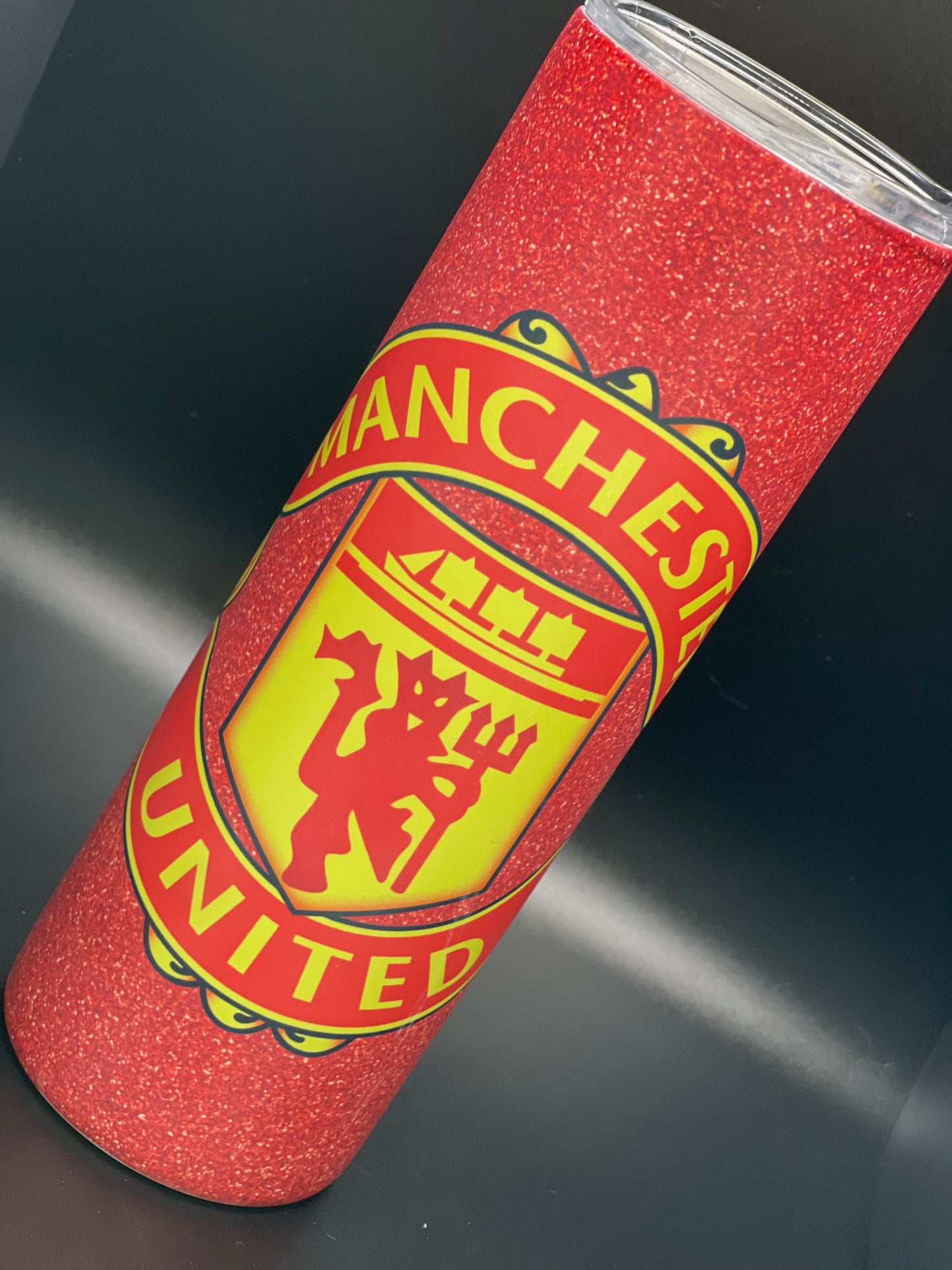 Manchester United Tumbler ( Or any other soccer league )