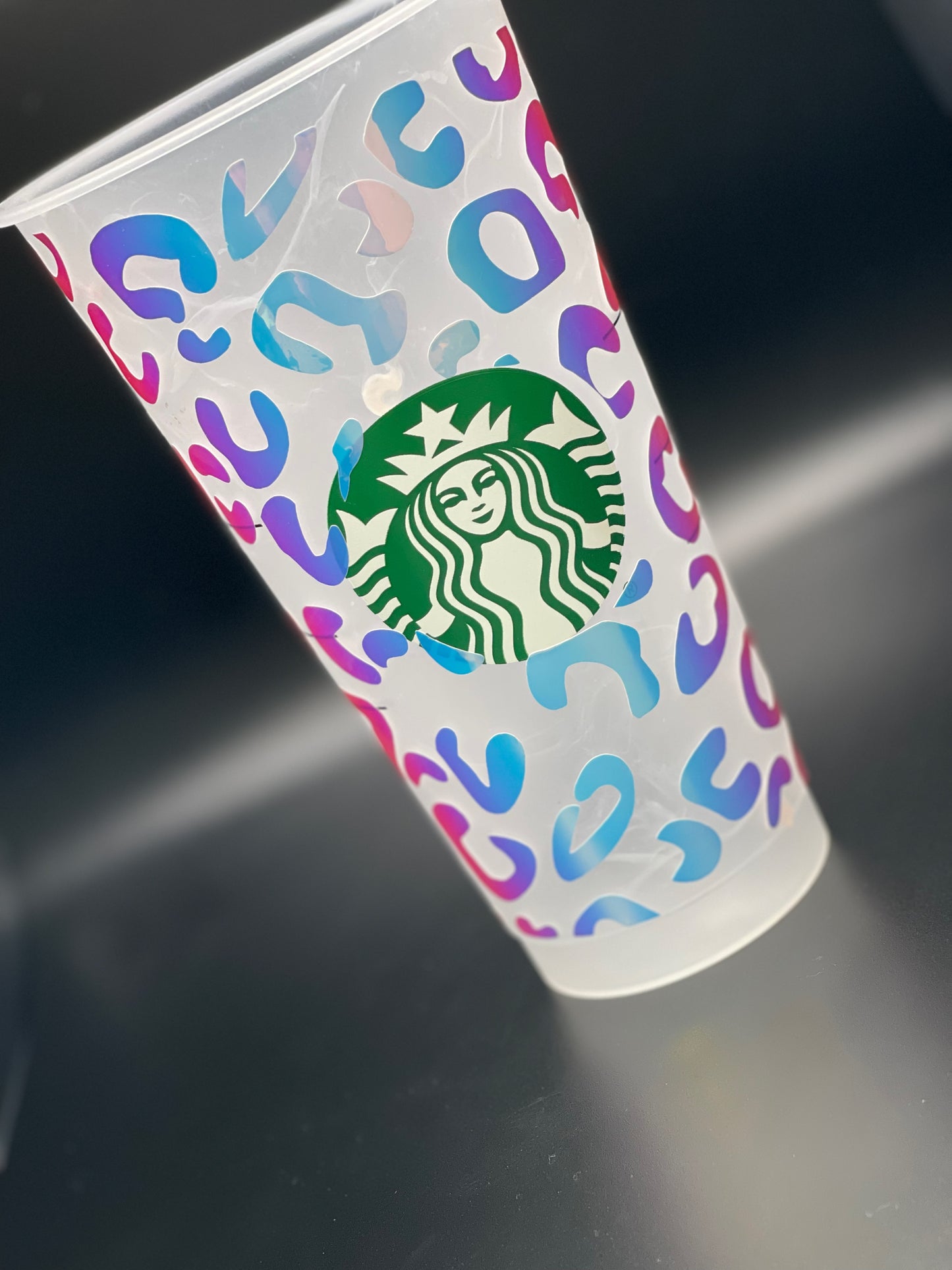 Holographic Leopard Print Venti