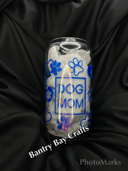 Dog Mom 16 oz Libby