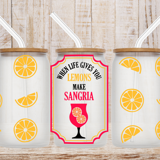When life gives you lemons.... make sangria